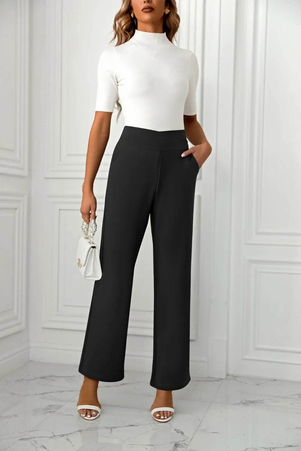 High Waist Straight Leg Pants Trendsi 4853d250-9bba-4d7b-a860-0ddf94b63eae-Max