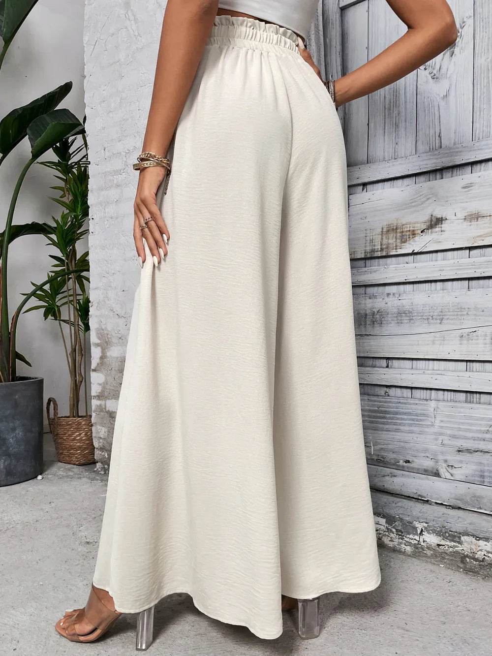 Honey Tied High Waist Wide Leg Pants Trendsi 48561f74-61d5-4e12-9d8f-04d9a4298aee-Max
