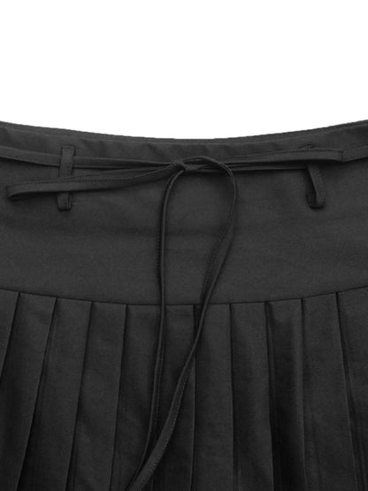 Tied Pleated Mini Skirt Trendsi 488f269c-0177-46d5-b79c-f3780409d9e6-Max-Origin