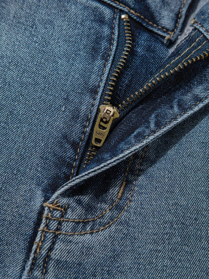 Distressed Ankle-length Straight Jeans Trendsi 491e6223603740bd81c326ebc1b8c98c-Max-Origin