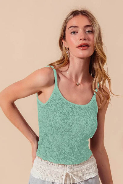 SO ME Two Tone Floral Seamless Tank Top 2TONE JADE Trendsi 491fc05a7b7b4ab380b9835afba3a542-Max-Origin