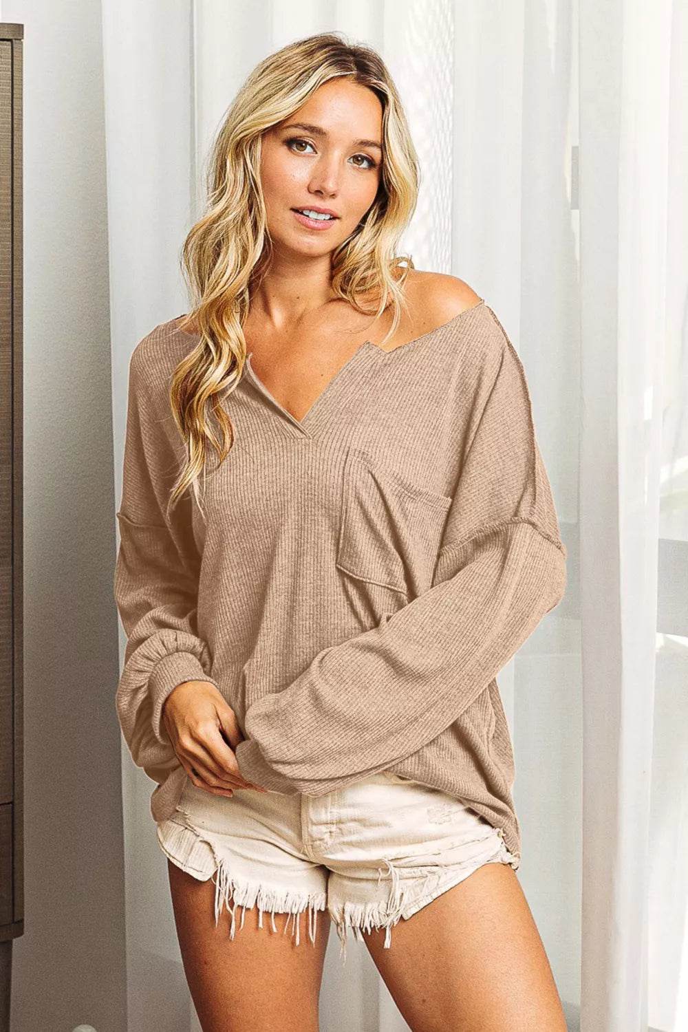 BiBi Exposed Seam Long Sleeve Top Trendsi 49245597-10da-489a-9b41-9d1cf97e90d3-Max