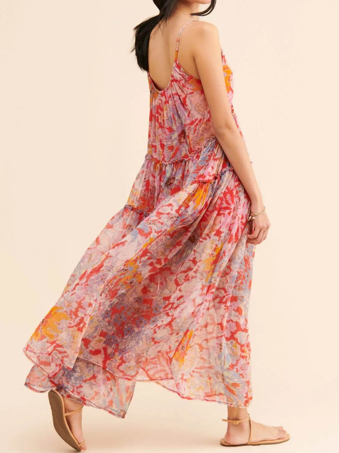 Printed V-Neck Sleeveless Dress Trendsi 493feab6-5561-499d-a099-e04f836d8305-Max-Origin