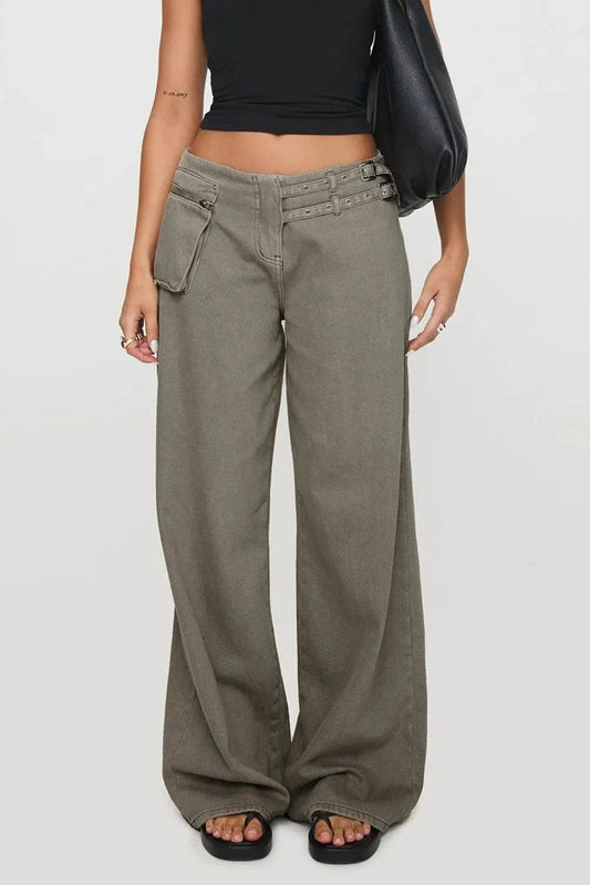 Wide Leg Jeans with Pockets Trendsi 494d8838-da87-4927-ac09-5e8d3934176f-Max