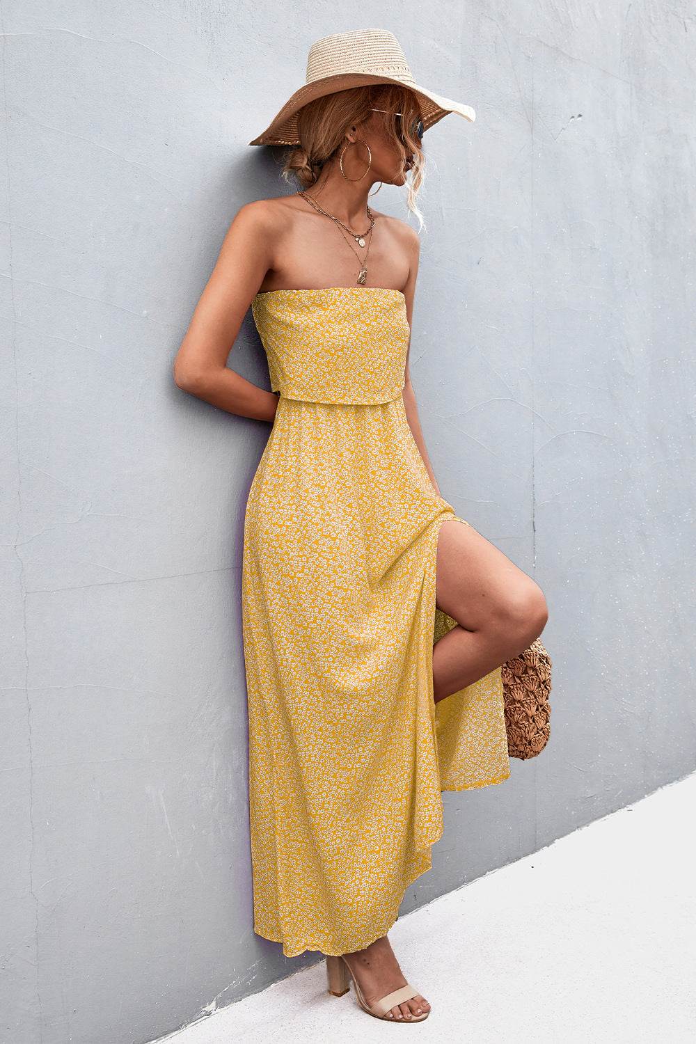 Strapless Split Maxi Dress Trendsi 49a038aecb734d6dac283f4f7d13e9b1-Max