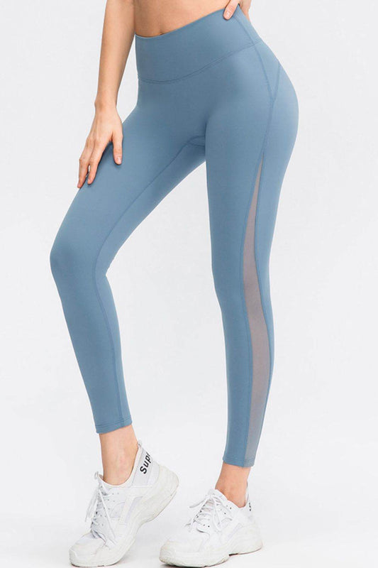 Wide Waistband Slim Fit Long Sports Pants Light Blue Trendsi 49ab22358455435d81008c68abaf8f2b-Max