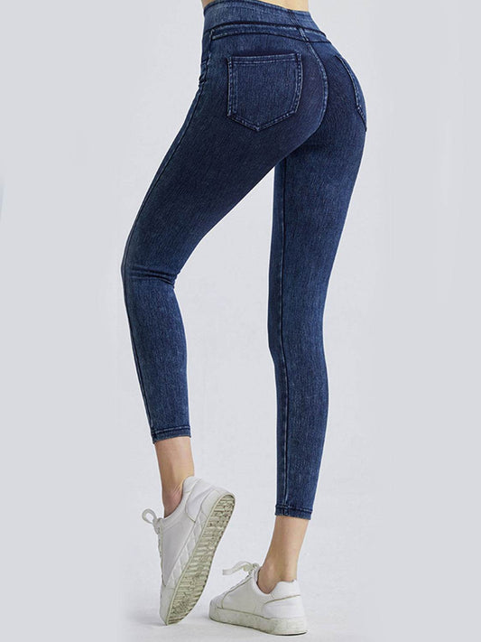 Wide Waistband Sports Leggings Trendsi 4af3f4eda2954cc5b7acf66e39522ccf-Max