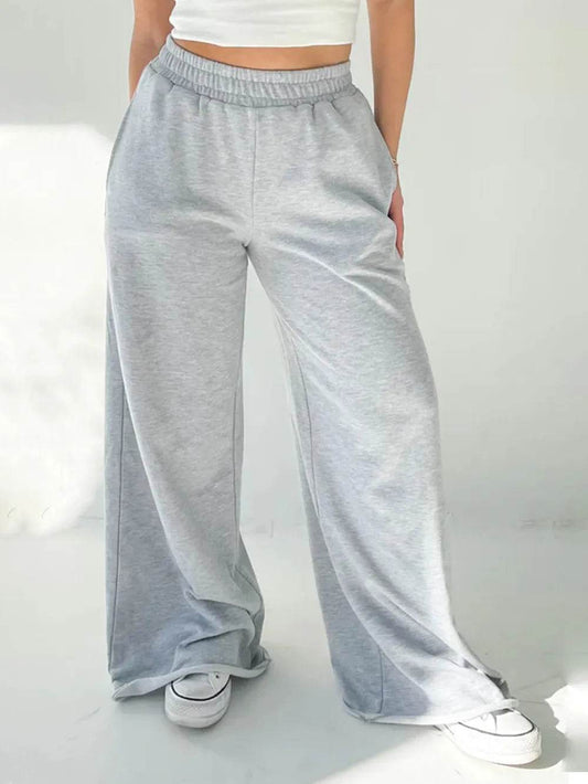 Elastic Waist Wide Leg Pants Light Gray Trendsi 4afd5e0e-5ea1-4793-91b9-74c8375eca23-Max