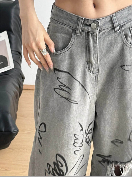 Printed Distressed Wide Leg Jeans Trendsi 4b4af2b2-e7bc-4a7e-87fb-5e33111e8a59-Max-Origin