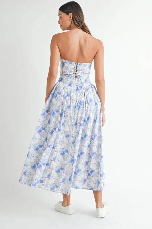 MABLE Sweetheart Neckline Floral Printed Midi Dress Trendsi 4b5898507fd94ffc9f37d0007a203958-Max-Origin