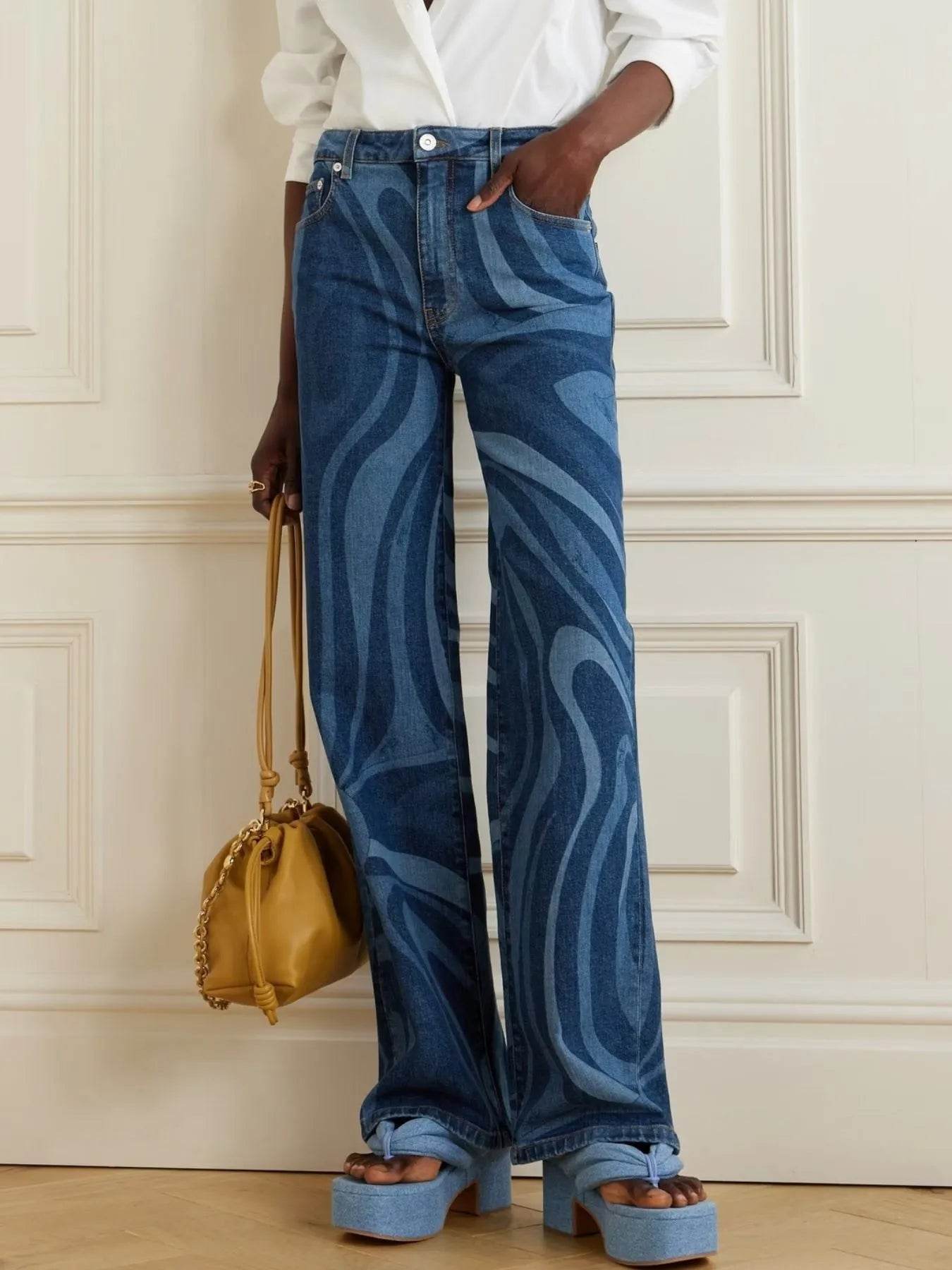 Water Ripples Print Wide Leg Jeans Trendsi 4b6da56f-b4f3-4fc6-b4d6-369c5a0136de-Max-Origin