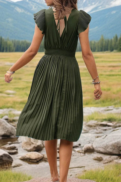 Perfee Tied Smocked Waist Flutter Sleeve Dress Trendsi 4ba8bfac-4cd4-4812-b9c5-d2d0eb9d526a-Max