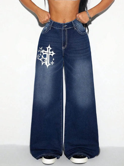 Cross Wide Leg Jeans Trendsi 4be887e1-d00d-4473-8156-bba7d27caf3a-Max
