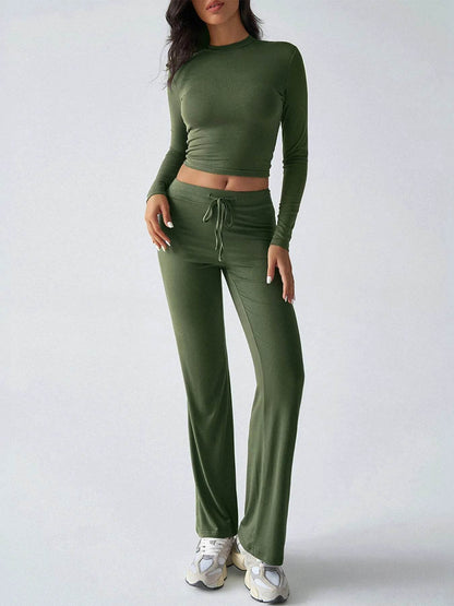 Round Neck Long Sleeve Top and Pants Set Trendsi 4be8ab6d8290410e90e8e015de52db39-Max-Origin