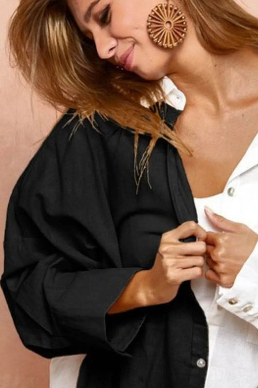 BiBi Oversized Color Block Shirt Trendsi 4bfa11d1-d81d-4c6c-b5fb-6480e356a904-Max-Origin