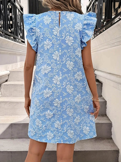Floral Ruffle Sleeve Summer Dress Trendsi 4c3183f0756b4219981ccc5ebd54ac6b-Max-Origin