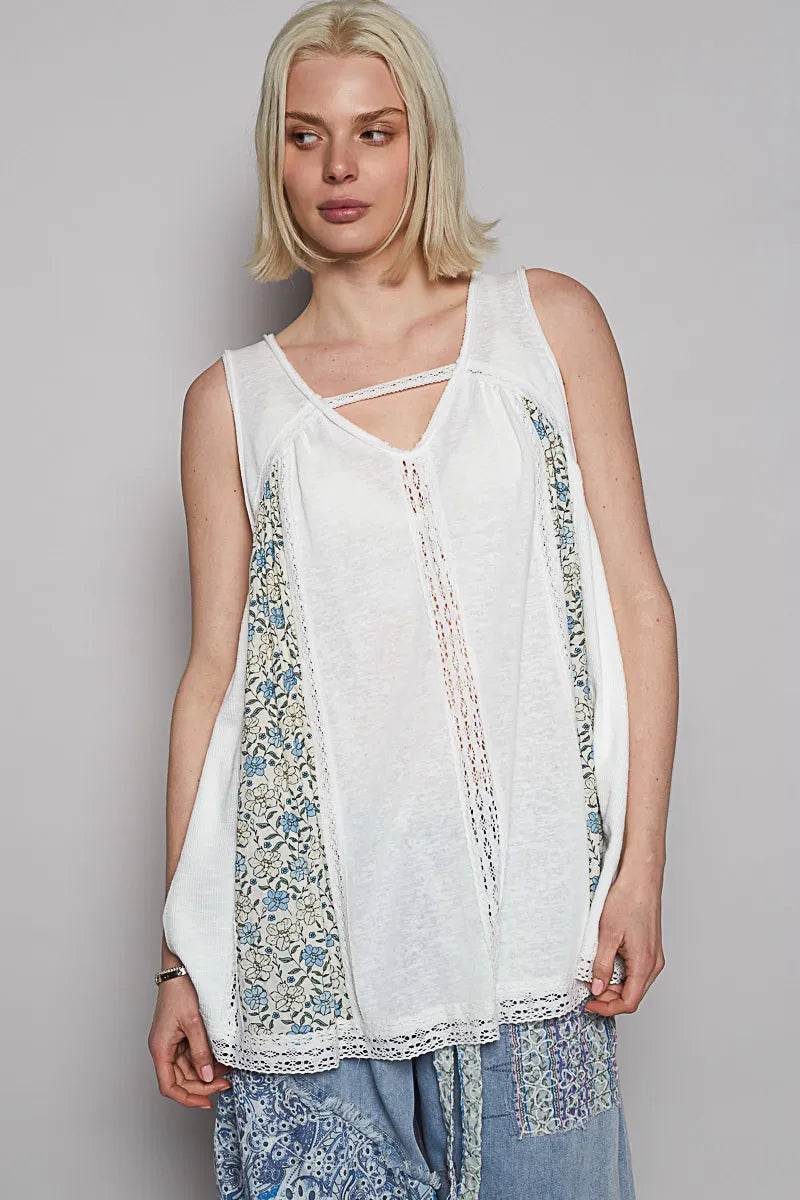 POL V Neck Sleeveless Tank Top with Lace Detail Trendsi 4c6f900b-5d32-4d1d-b2f6-ebe7d8ddaa3f-Max-Origin