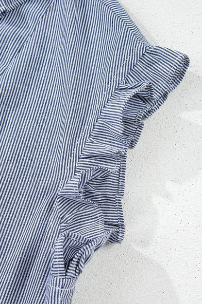 Stripe Frilled Ruffled Cap Sleeve Button Up Mini Dress Trendsi 4c898a95-0b8d-4c62-9a0a-e3af9b87af35-Max