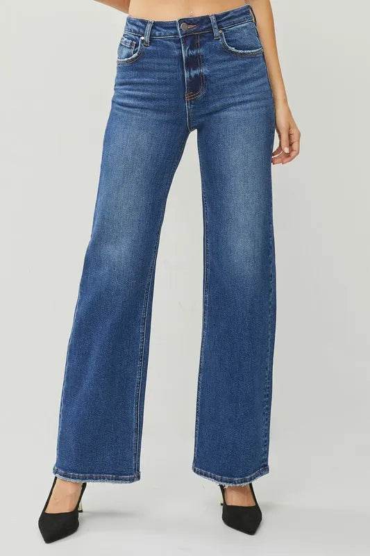 RISEN High Rise Straight Jeans DARK Trendsi 4c933dbdf28f411ead990afd31c2ec7c-Max-Origin