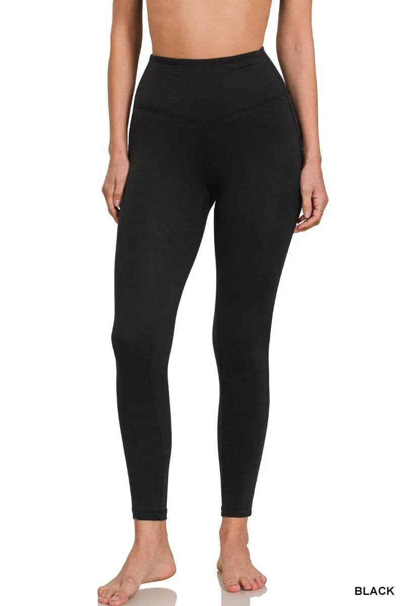 Zenana Brushed Microfiber Full Length Leggings Black Trendsi 4c98d69d-42c0-4f6e-8205-b22b97921366-Max-Origin