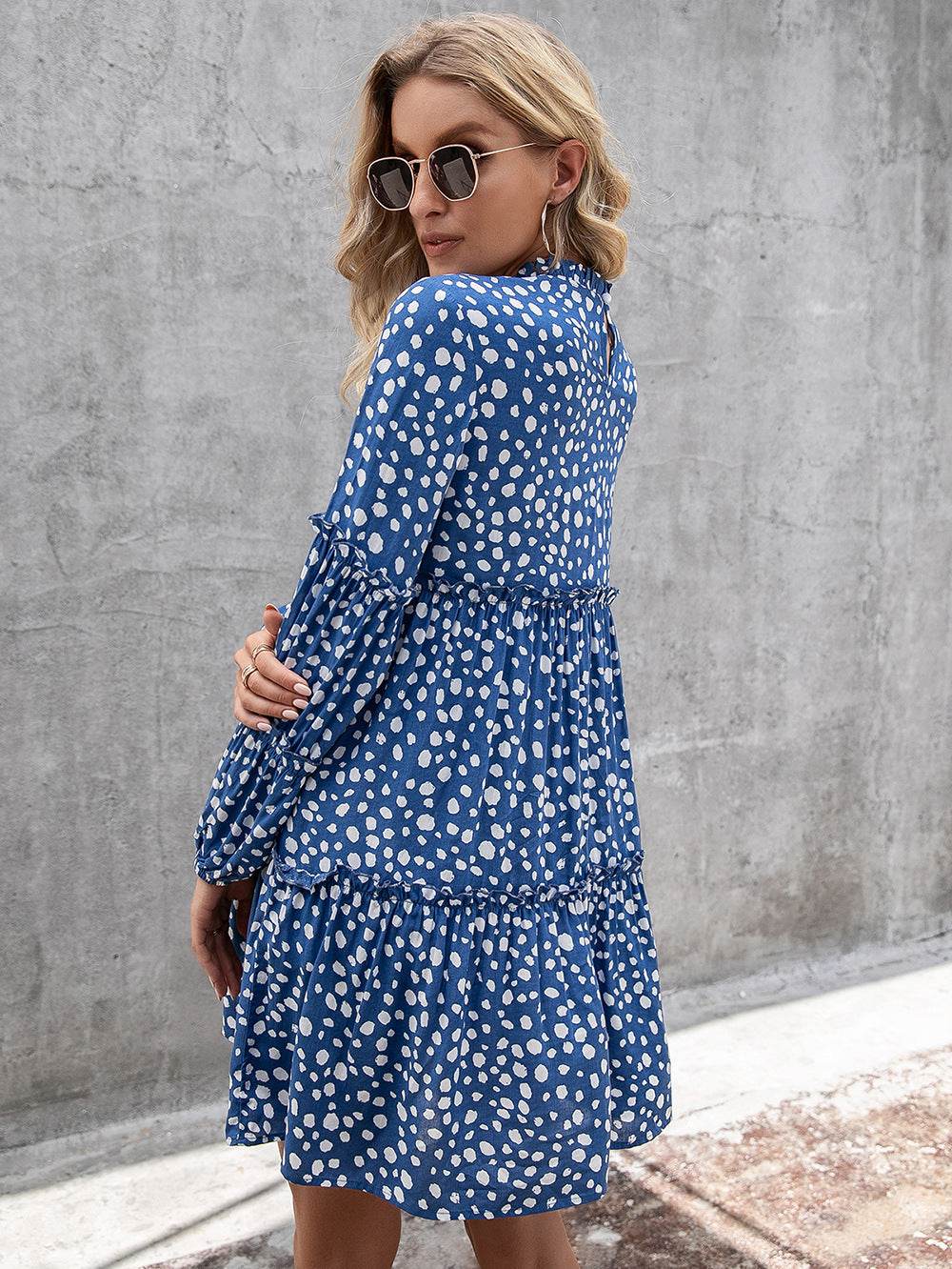 Ivy Lane Printed Long Sleeve Tiered Dress Trendsi 4cc6ebf2a7c64211a46aca5ff21eb6ec-Max