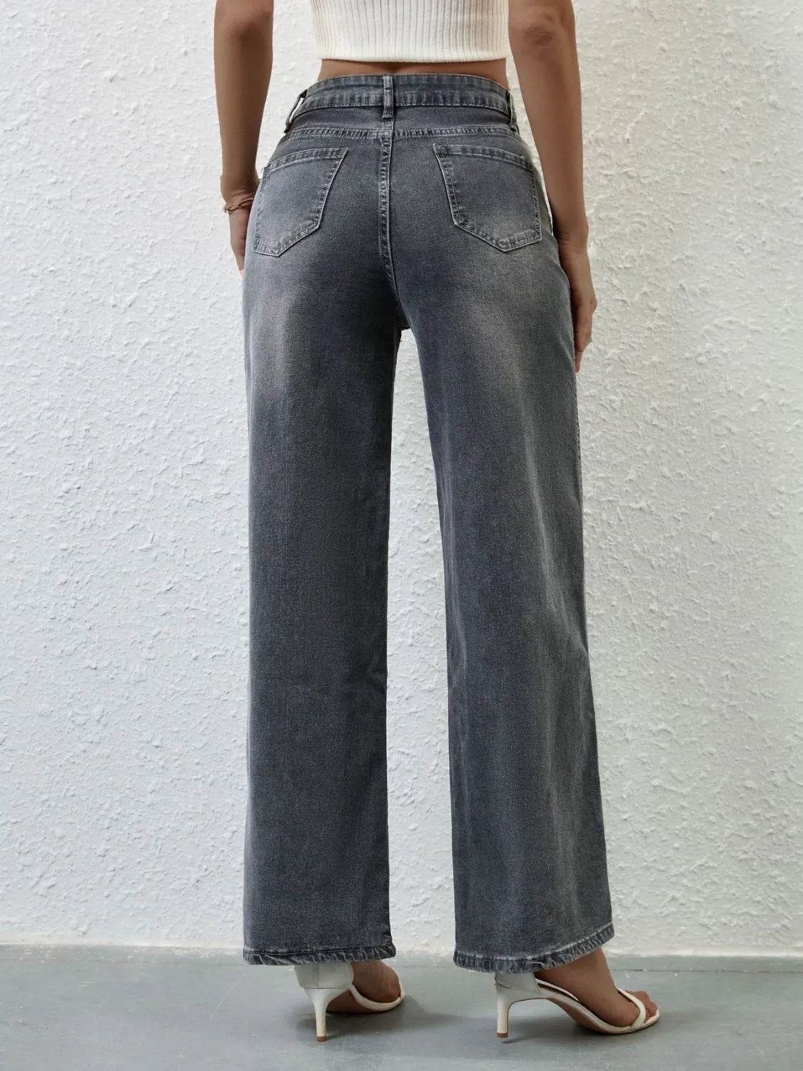 High Rise Wide Leg Jeans Trendsi 4cda2238-89c7-45c4-9d0c-7c7fc4a5fdc4-Max-Origin