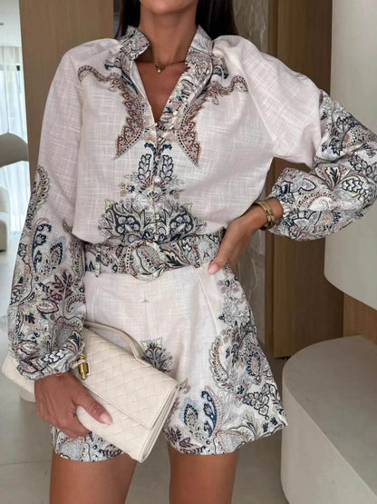 Printed Long Sleeve Shirt and Shorts Set Trendsi 4ce994f0-74b0-4f6a-ae8c-baf4fa6af3d5-Max-Origin