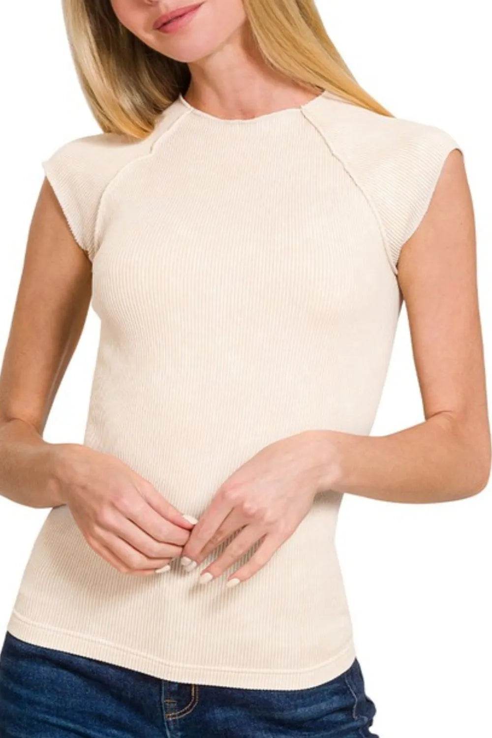 Zenana Stone Washed Ribbed Seamless Top Trendsi 4d1ab9a0-875b-45ad-a4f4-a93903b98908-Max-Origin