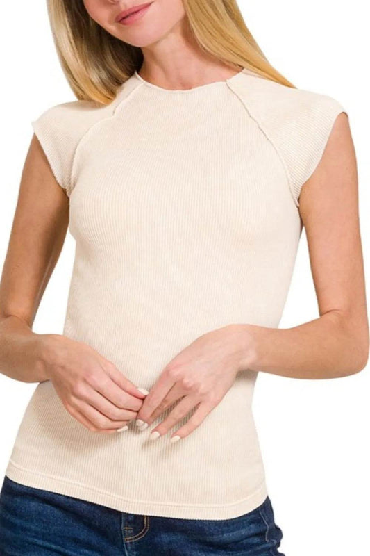 Zenana Stone Washed Ribbed Seamless Top Trendsi 4d1ab9a0-875b-45ad-a4f4-a93903b98908-Max-Origin