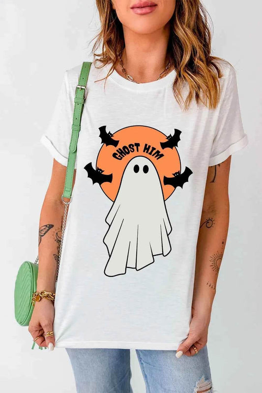 Full Size Ghost Round Neck Short Sleeve T-Shirt White Trendsi 4d1f055e-ca29-4b2a-a549-631fc13c302d-Max