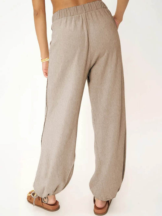 Drawstring Elastic Waist Joggers Trendsi 4d25c9c2-cc3c-4a66-8c94-6996b92b61f4-Max