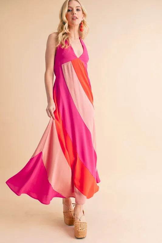 Aemi+Co Color Block Sleeveless Maxi Dress Trendsi 4d31f5b8c50e4685a4494fe45870e7ea-Max-Origin