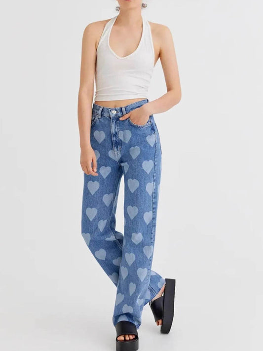 Heart Pattern High-Waist Wide Leg Jeans Trendsi 4d68f864-3d31-4e74-9556-57820238e603-Max-Origin