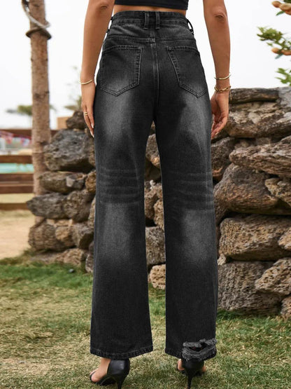 Distressed Jeans with Pockets Trendsi 4de74259-02af-4050-8edf-3c1111281355-Max