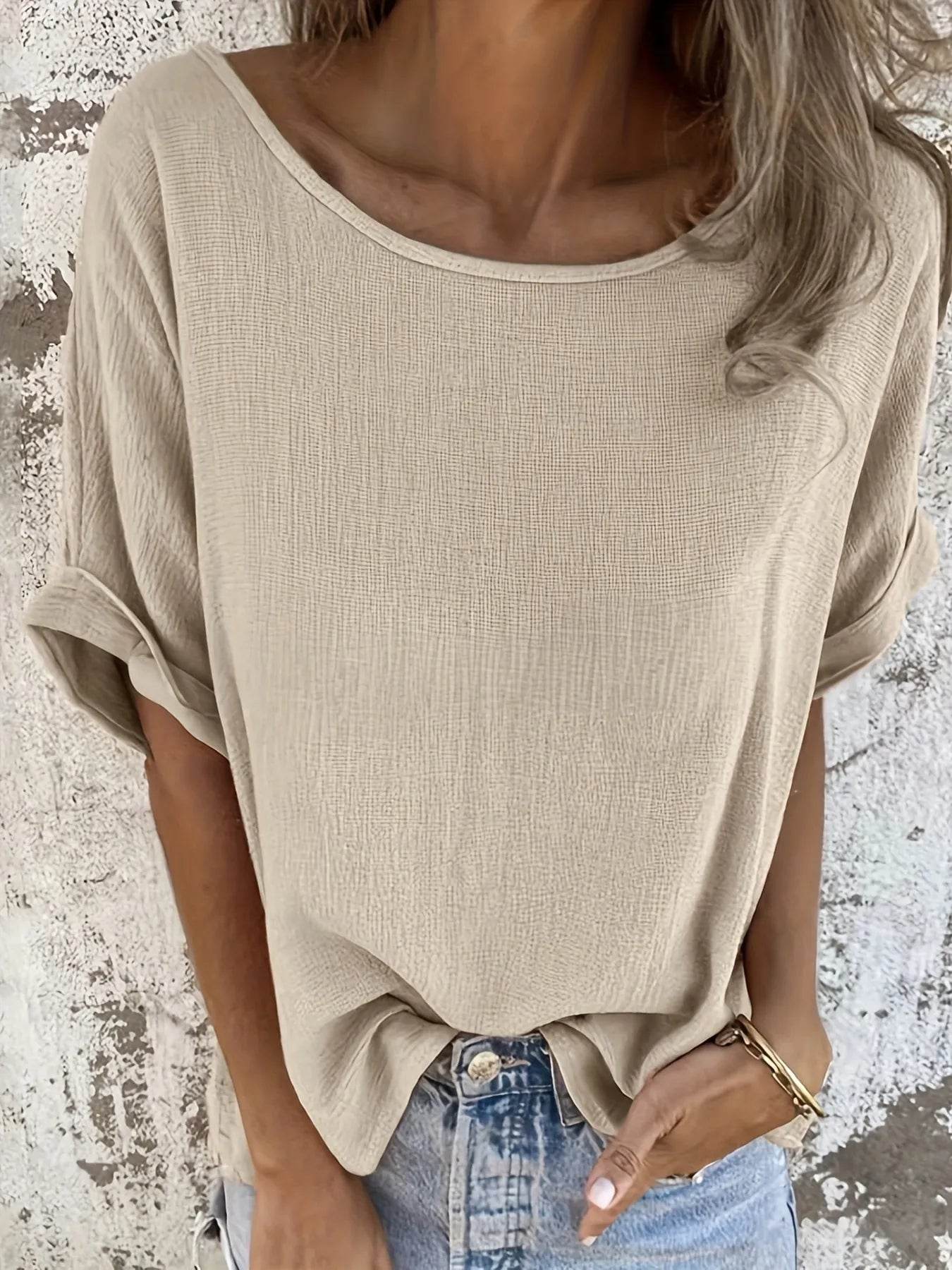 Boat Neck Short Sleeve Top Trendsi 4e08d3cc0fa2411f82563c70d27b67db-Max-Origin