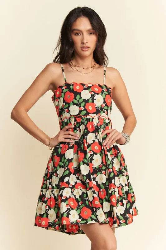 Davi & Dani Floral Scalloped Cutout Back Mini Dress Trendsi 4e09e3f3e01548d09c0be161580a8d45-Max-Origin