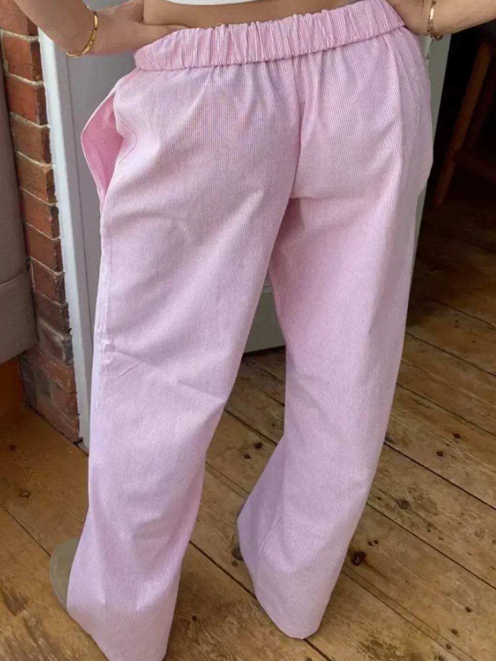 Elastic Waist Wide Leg Pants Trendsi 4ee32900-7124-4b2e-83f1-14c145e8de1f-Max