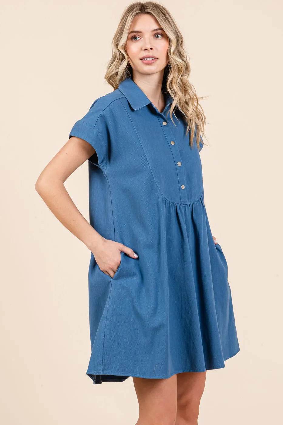 Mittoshop Twill Short Sleeve Collared Mini Dress Trendsi 4ef7bc546ff54a309424236ff9623104-Max-Origin