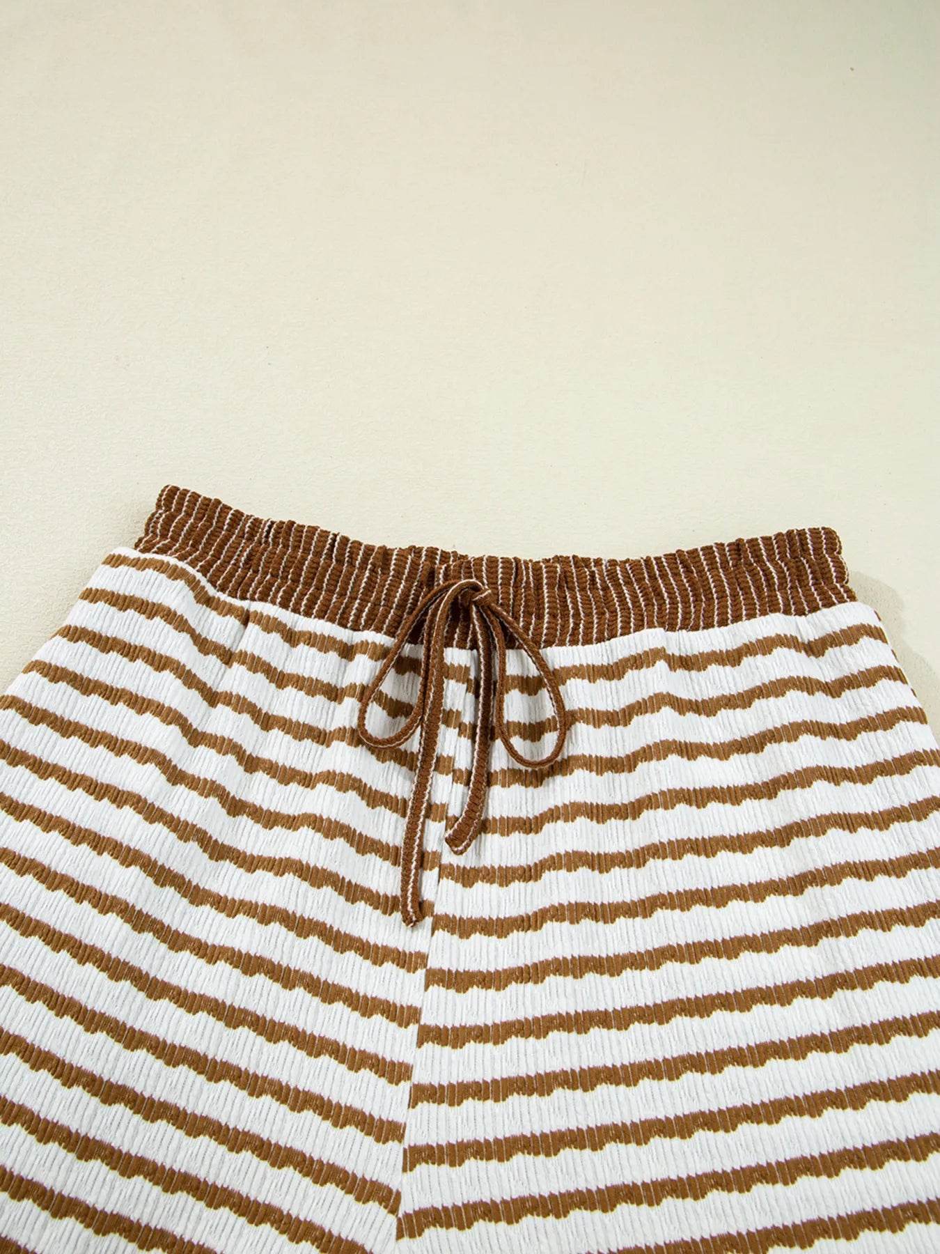Stripe Collared Top and Drawstring Pant Set Trendsi 4f257250a0004f6cb38b85be3ee41177-Max-Origin