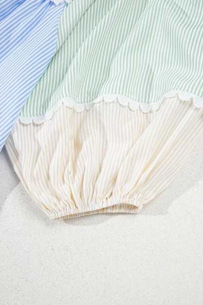 Striped Patchwork Ric Rac Puff Sleeve Collared Mini Dress Trendsi 4f376c8b-cff8-44a3-b0f4-7d4a4f853625-Max-Origin