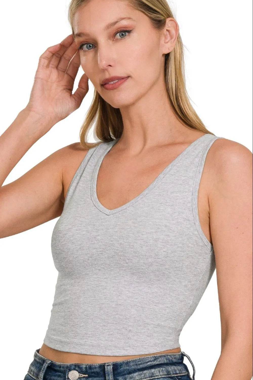 Zenana Cotton V-neck Cropped Cami Top Trendsi 4f74dc18-1267-44f8-bedb-cd2655ecc868-Max-Origin
