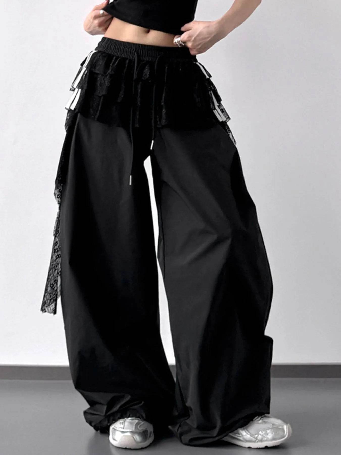 Oversized Wide Leg Pants with Drawstring Waist Trendsi 4f81ca9d-9b96-40dc-975b-8f45de685d93-Max-Origin