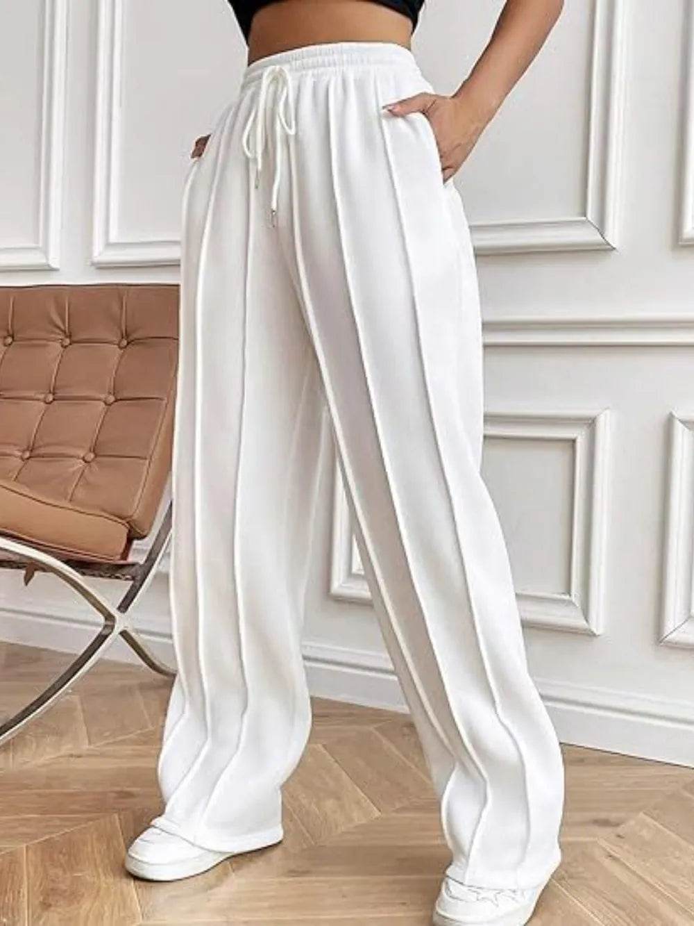 Drawstring Wide Leg Pants with Pockets Trendsi 4fa6f1b3-9bfe-4243-a1f6-2c4ced9b2d73-Max
