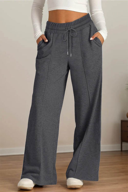 Drawstring Elastic Waist Wide Leg Pants Dark Gray Trendsi 4ffbb92c-b845-4a01-acc8-32f5c0632eab-Max