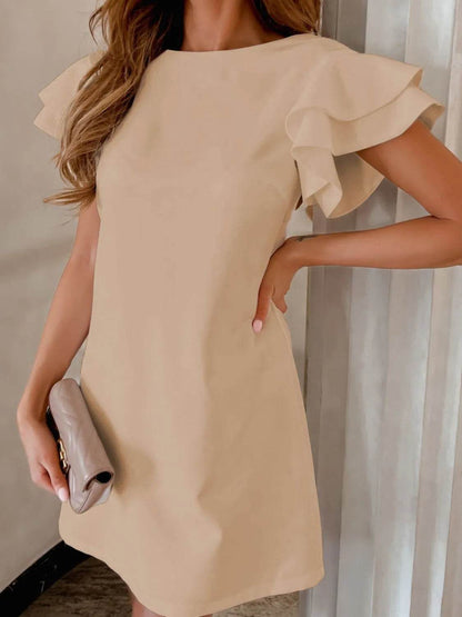 Ruffled Layered Short Sleeve Mini Dress Trendsi 508f6c9a-2453-432a-ae16-a98c38c273d9-Max-Origin