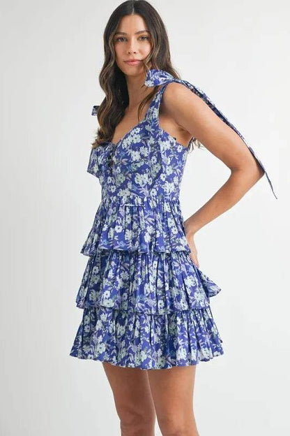 MABLE Floral Print Shoulder Tie Layered Mini Dress Trendsi 50e17d4b689d4fa390161631acb42336-Max-Origin