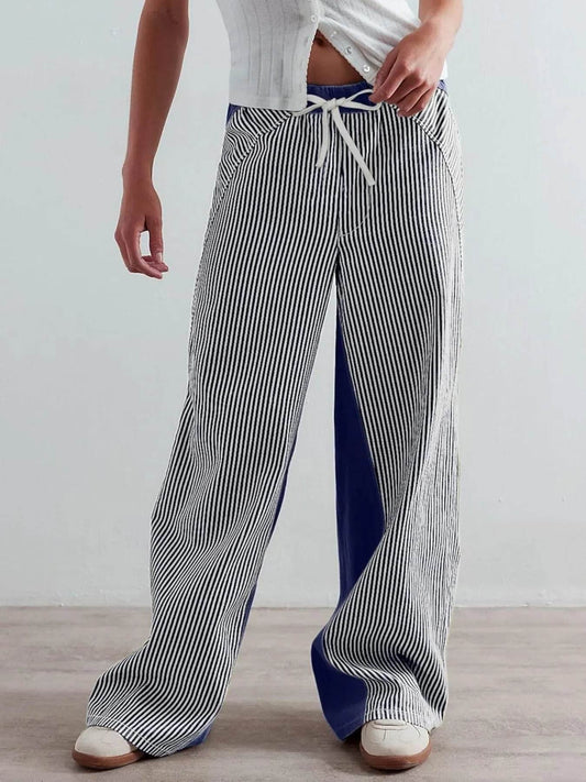 Striped Wide Leg Jeans Trendsi 510073a937f2450ab658849d9e216958-Max-Origin