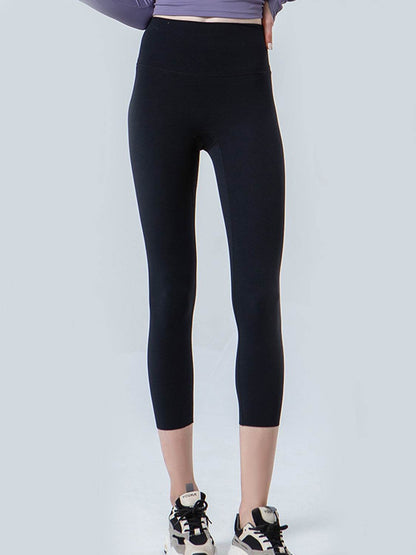 Wide Waistband Cropped Sports Leggings Black Trendsi 51482f9674ec444581f9bc55ba757def-Max