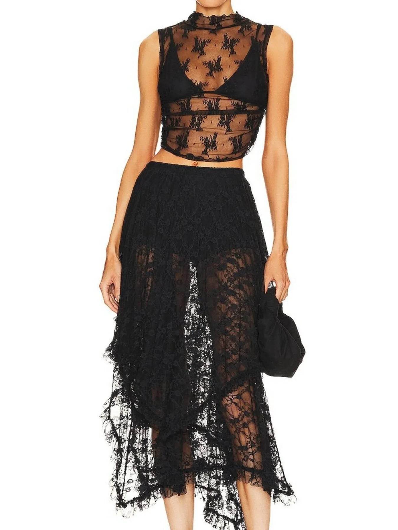 Asymmetrical Lace Midi Skirt Black Trendsi 514e7738-85ad-4a6b-9198-844443821103-Max-Origin
