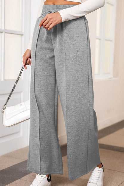 Drawstring Wide Leg Pants with Pockets Trendsi 51837f8acbbe46409a36a1364aeb5d42-Max